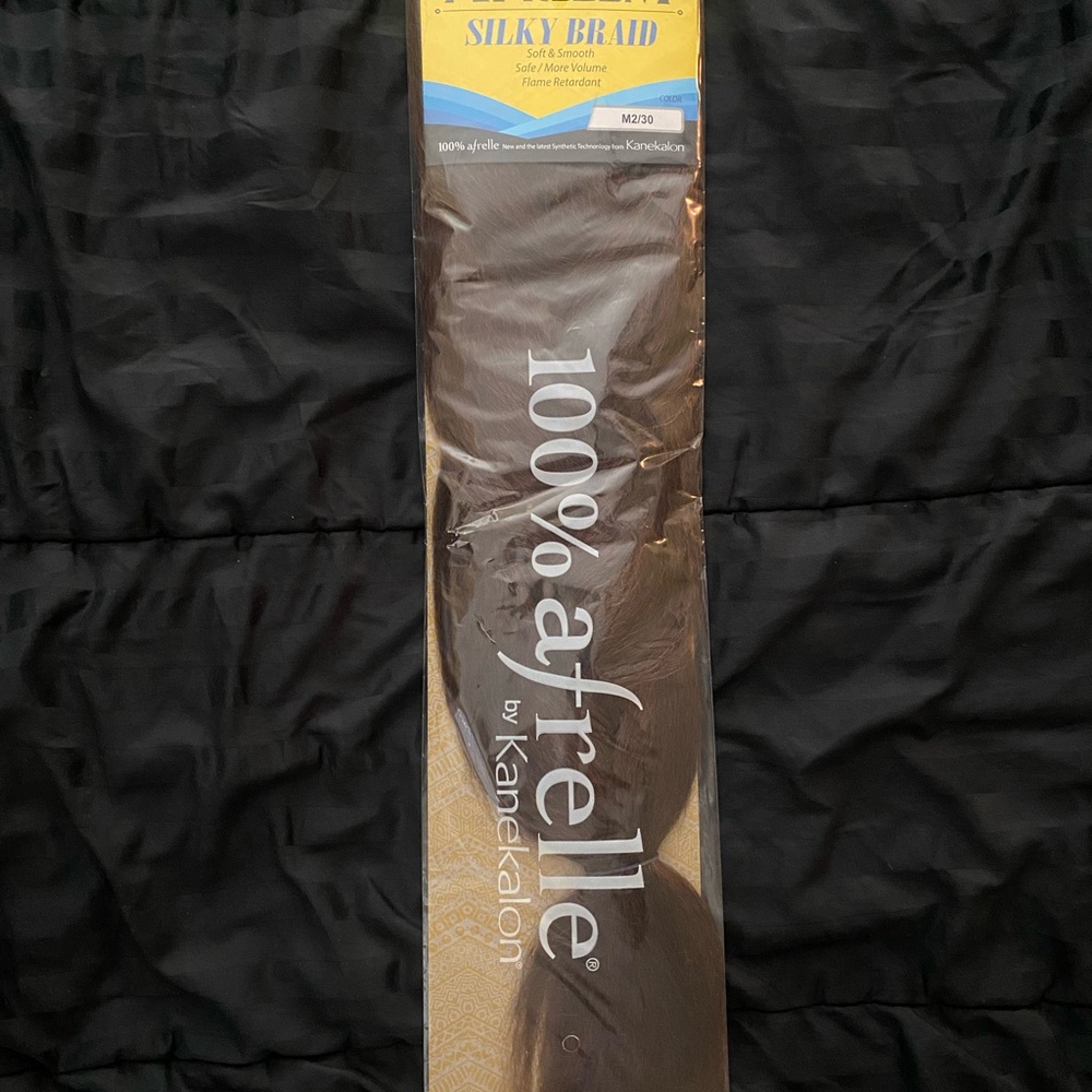 Silky Braid Hair Extension - Brown